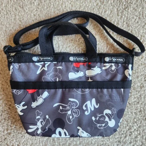 NWOT *RARE* LeSportsac Disney 100 Team Micky Mini Crossbody Bag - Picture 4 of 12